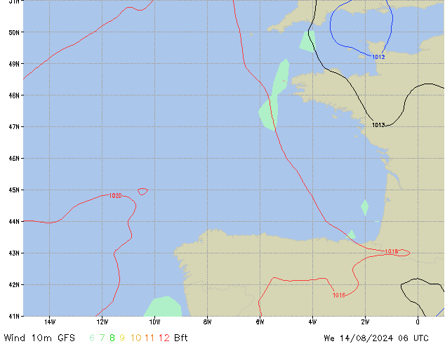 Mi 14.08.2024 06 UTC