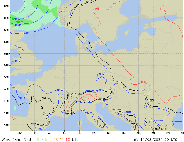 We 14.08.2024 00 UTC