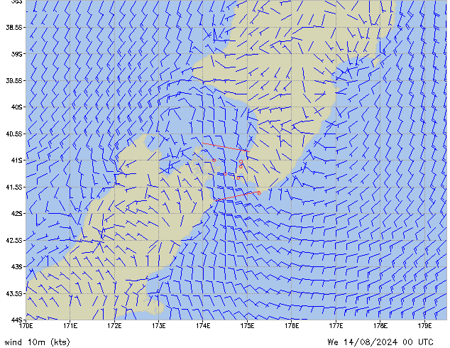 Mi 14.08.2024 00 UTC