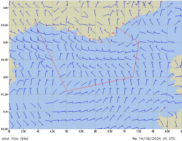 Mi 14.08.2024 00 UTC