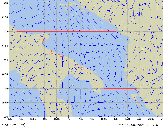 Mi 14.08.2024 00 UTC