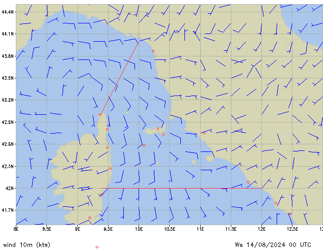 Mi 14.08.2024 00 UTC