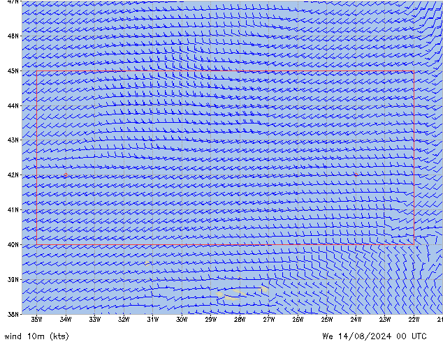 Mi 14.08.2024 00 UTC