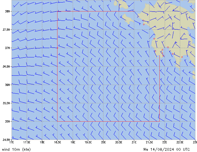 Mi 14.08.2024 00 UTC