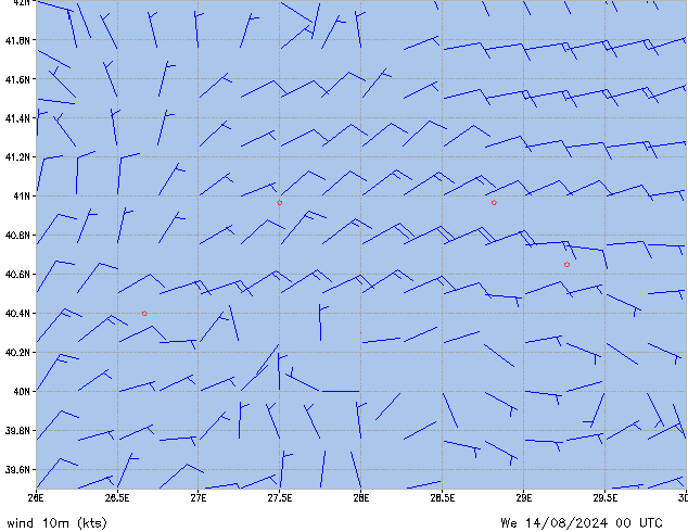 Mi 14.08.2024 00 UTC