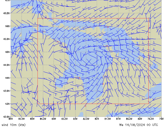 Mi 14.08.2024 00 UTC