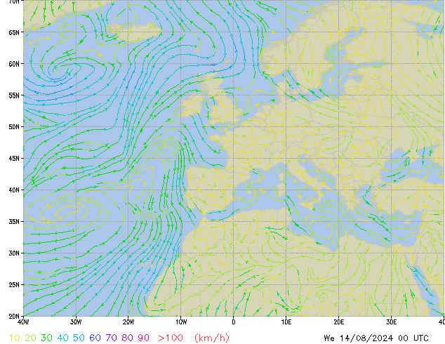 Mi 14.08.2024 00 UTC