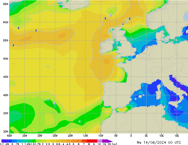 Mi 14.08.2024 00 UTC