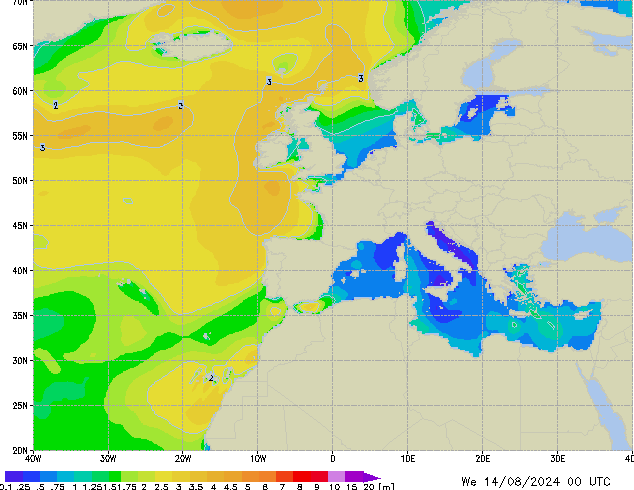 Mi 14.08.2024 00 UTC