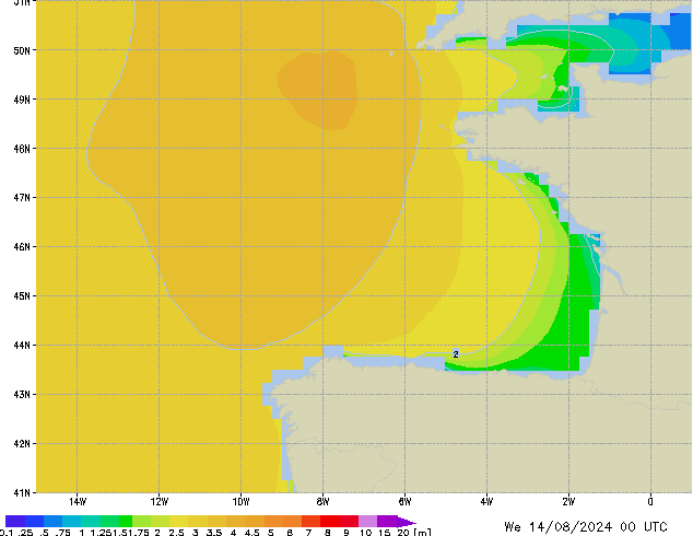 Mi 14.08.2024 00 UTC