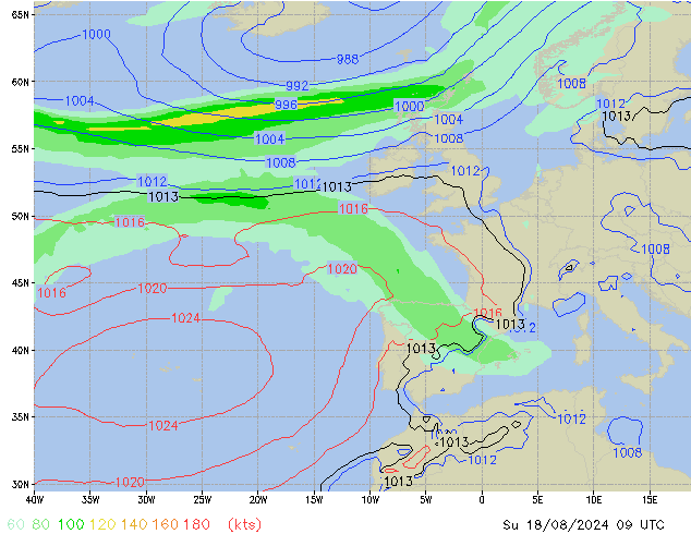 So 18.08.2024 09 UTC