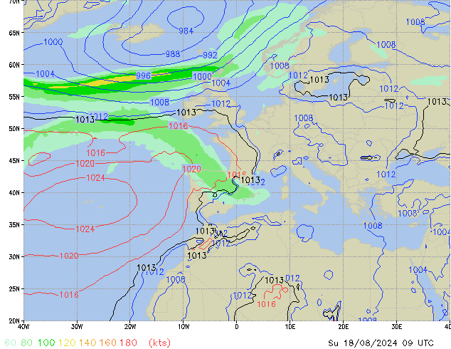 So 18.08.2024 09 UTC