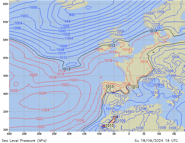 So 18.08.2024 18 UTC