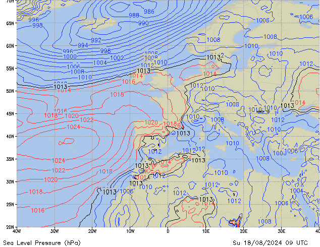 So 18.08.2024 09 UTC