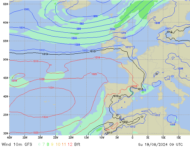 So 18.08.2024 09 UTC