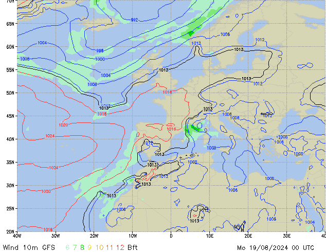 Mo 19.08.2024 00 UTC