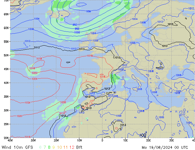 Mo 19.08.2024 00 UTC