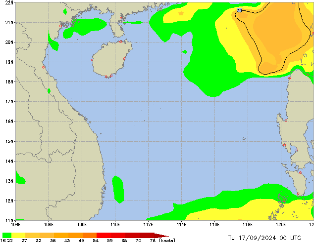 Di 17.09.2024 00 UTC