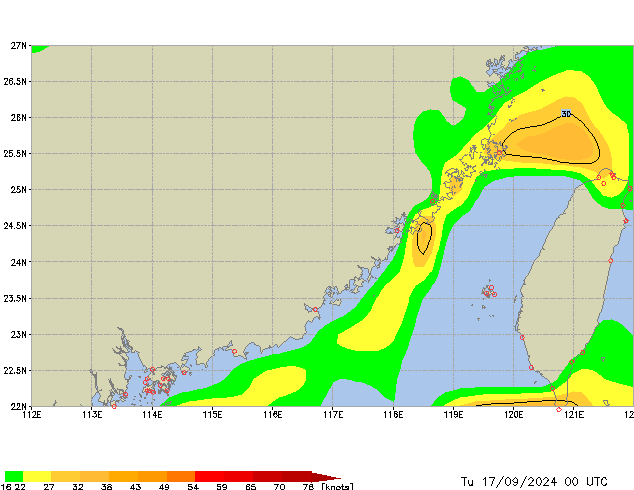 Di 17.09.2024 00 UTC