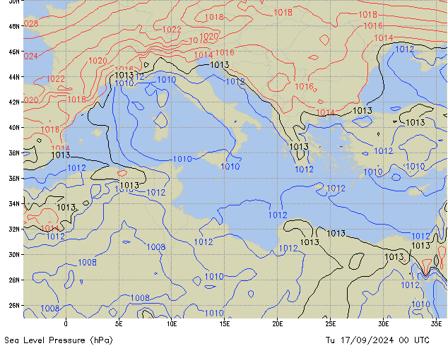 Di 17.09.2024 00 UTC