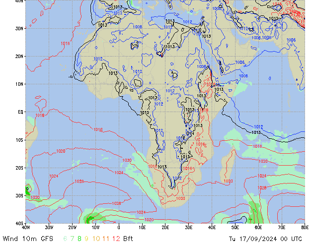 Di 17.09.2024 00 UTC