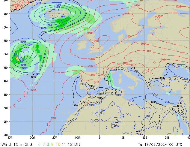 Di 17.09.2024 00 UTC