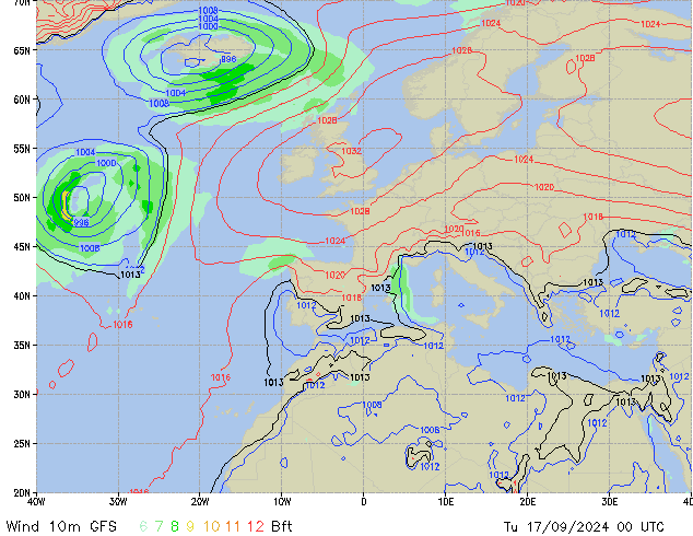 Di 17.09.2024 00 UTC