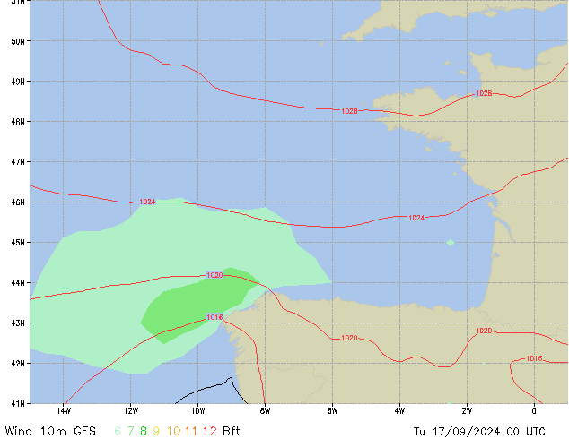 Di 17.09.2024 00 UTC