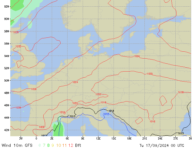 Tu 17.09.2024 00 UTC