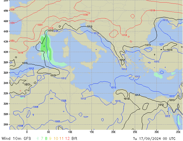 Di 17.09.2024 00 UTC