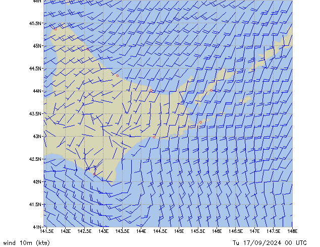 Di 17.09.2024 00 UTC