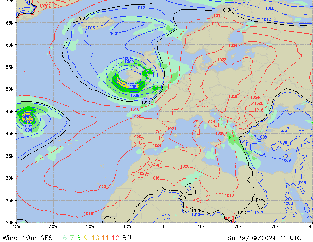 So 29.09.2024 21 UTC