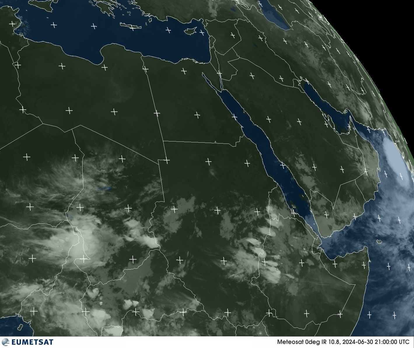 Satelliten - Arabisches Meer - Mo, 01.07. 00:00 MESZ