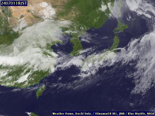 Satelliten - Japanisches Meer - Mo, 01.07. 13:00 MESZ