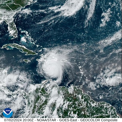 Satellite - Lesser Antilles - Tu, 02 Jul, 22:00 BST