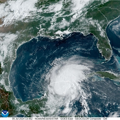 Satellite - Gulf of Mexico - Fr, 05 Jul, 15:46 BST