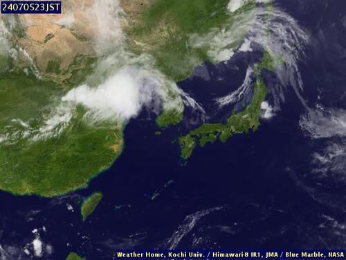 Satellite - East China Sea - Fr, 05 Jul, 17:00 BST