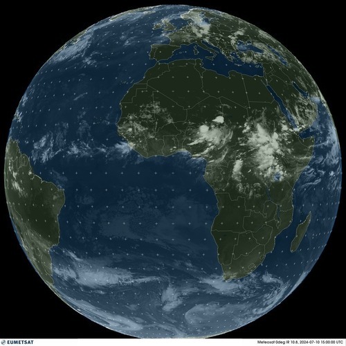 Satellitenbild Elfenbeinküste!