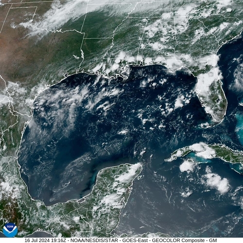 Satelliten - Golf von Mexiko - Di, 16.07. 22:16 MESZ