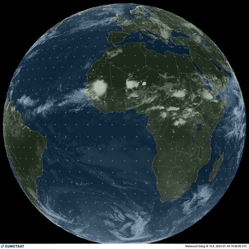 Satellitenbild Elfenbeinküste!