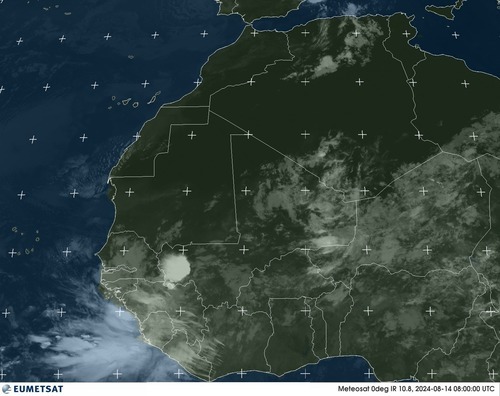 Satelliten - Golf von Guinea - Mi, 14.08. 11:00 MESZ