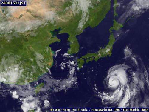 Satelliten - Japanisches Meer - Mi, 14.08. 20:00 MESZ