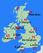 Forecast Tue Dec 31 United Kingdom